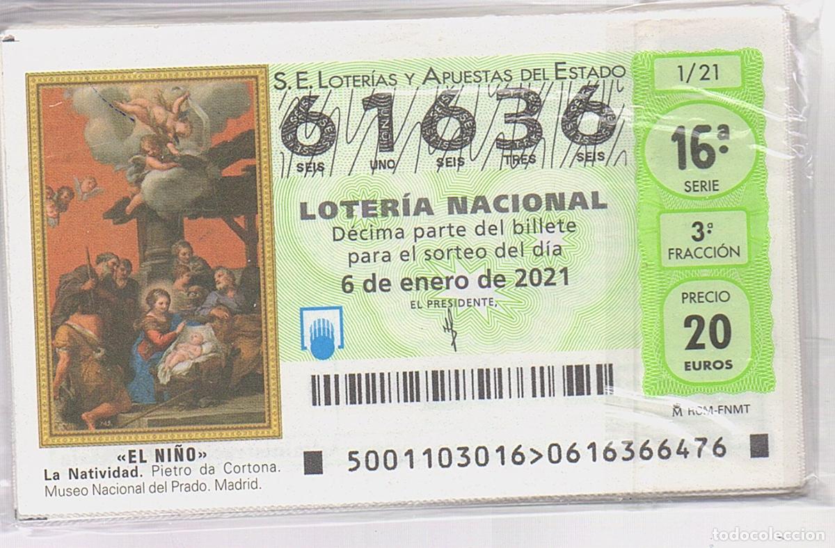 Loter&iacute;a Nacional: LOTER&Iacute;A NACIONAL - A&Ntilde;O 2021 COMPLETO -51 D&Eacute;CIMOS -