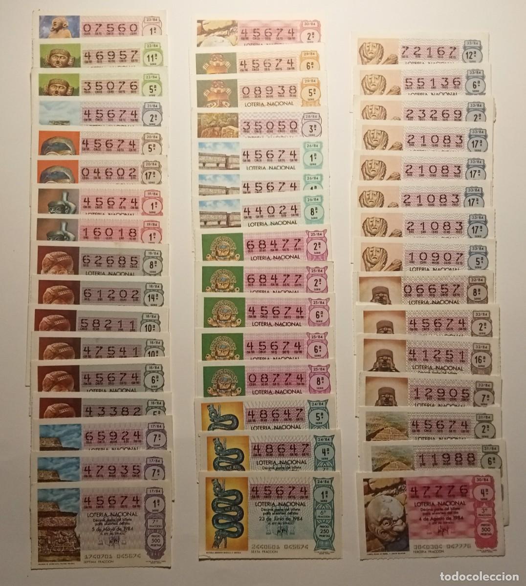 Loter&iacute;a Nacional: 133 D&Eacute;CIMOS - 1984 - VER TODAS LAS FOTOS - LOTER&Iacute;A NACIONAL