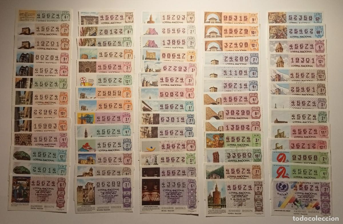 Loter&iacute;a Nacional: 119 D&Eacute;CIMOS - 1989-90 - VER TODAS LAS FOTOS - LOTER&Iacute;A NACIONAL