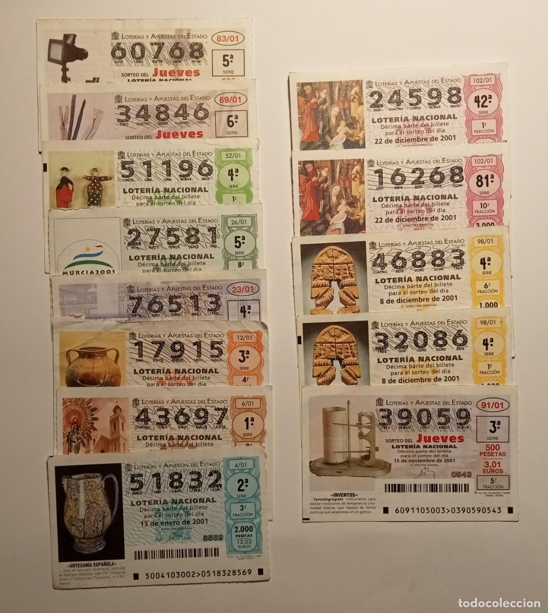 Loter&iacute;a Nacional: 137 D&Eacute;CIMOS - 2001 a 2005 - VER TODAS LAS FOTOS - LOTER&Iacute;A NACIONAL