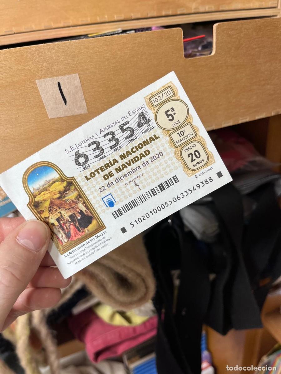 Loter&iacute;a Nacional: (I) 63354 loteria nacional 63354 22 de diciembre de 2020