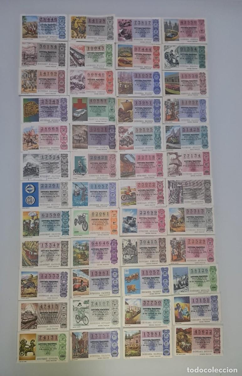 Loter&iacute;a Nacional: Gran Lote 245 D&eacute;cimos Diferentes Loter&iacute;a Nacional (1977-1988) - Ideal Colecci&oacute;n o Archivo
