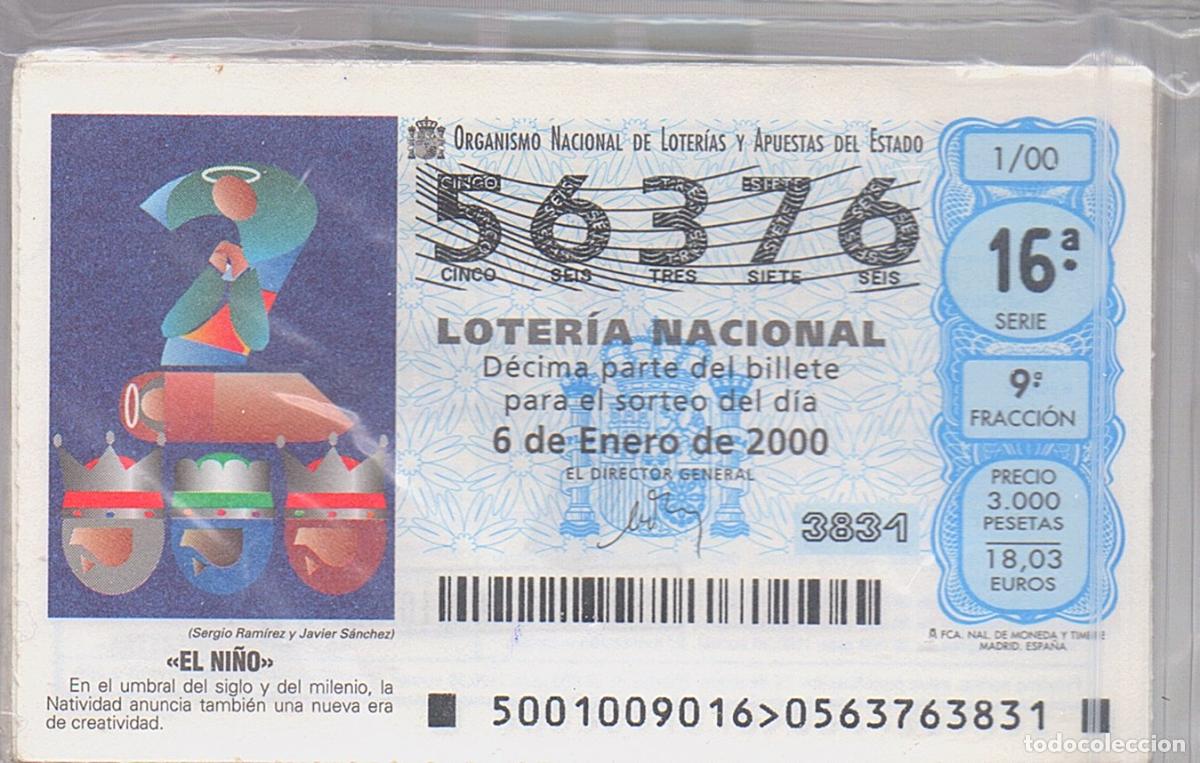 Loter&iacute;a Nacional: LOTER&Iacute;A NACIONAL DEL SABADO - A&Ntilde;O 2000 COMPLETO -