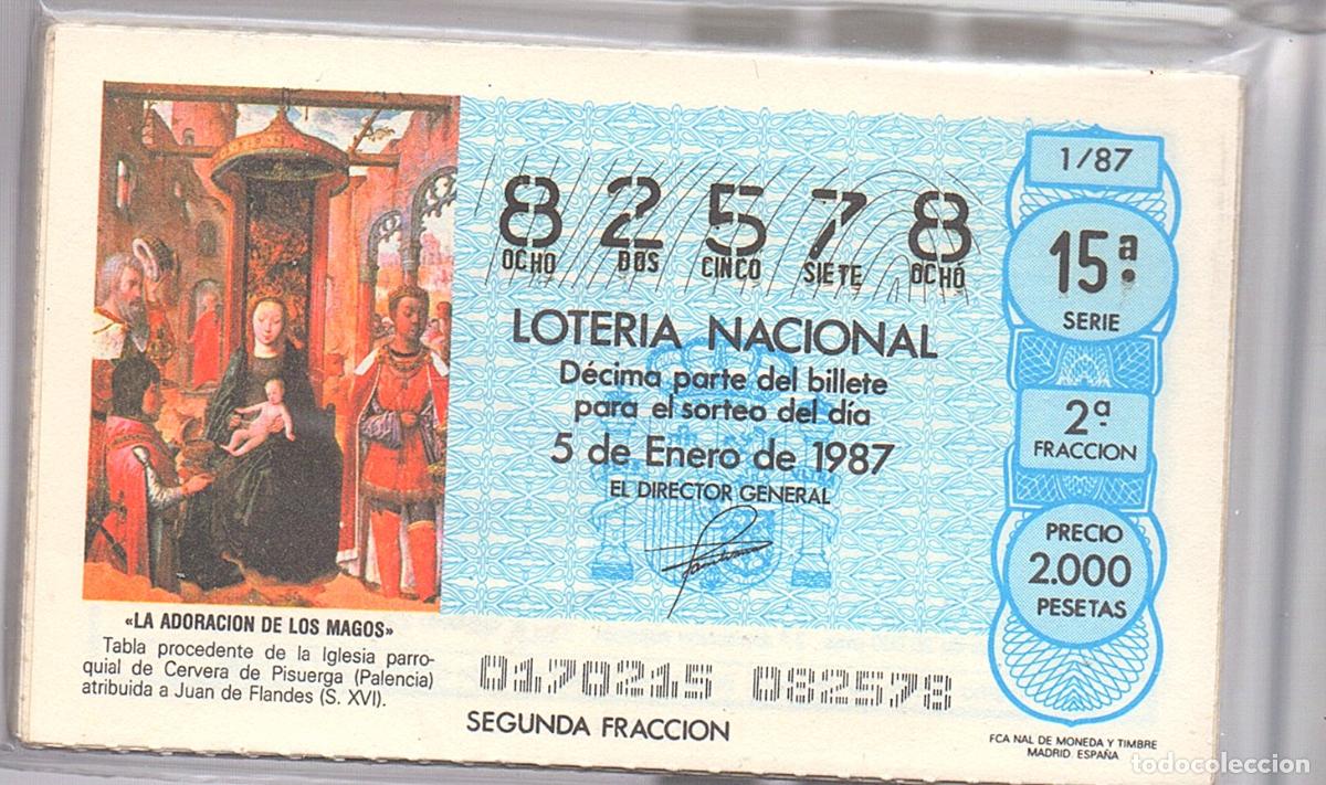 Loter&iacute;a Nacional: LOTER&Iacute;A NACIONAL DEL SABADO - A&Ntilde;O 1987 COMPLETO -