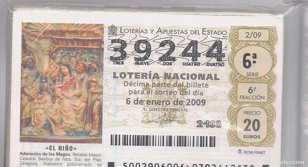 Loter&iacute;a Nacional: LOTER&Iacute;A NACIONAL DEL SABADO - A&Ntilde;O 2009 COMPLETO -