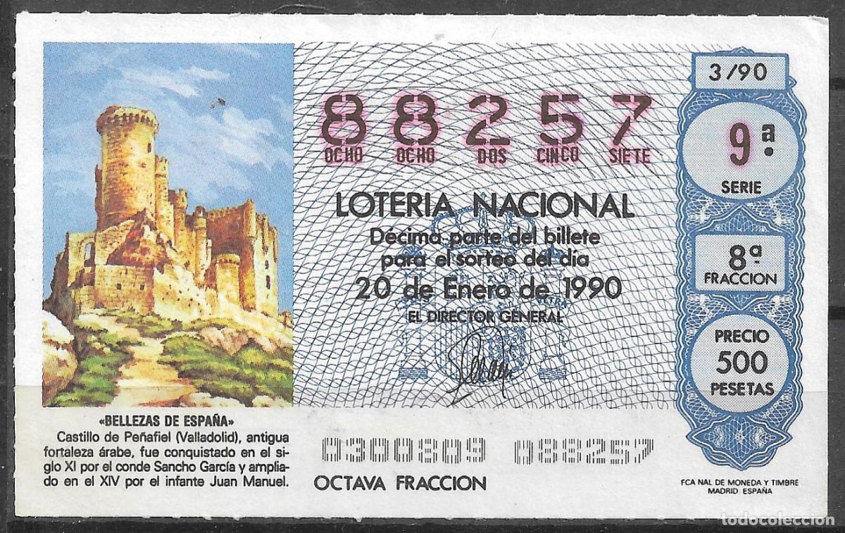 Loter&iacute;a Nacional: LOTERIA NACIONAL,20/01/1990.