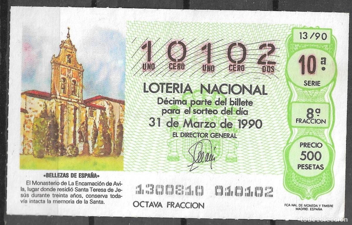 Loter&iacute;a Nacional: LOTERIA NACIONAL,21/03/1990.