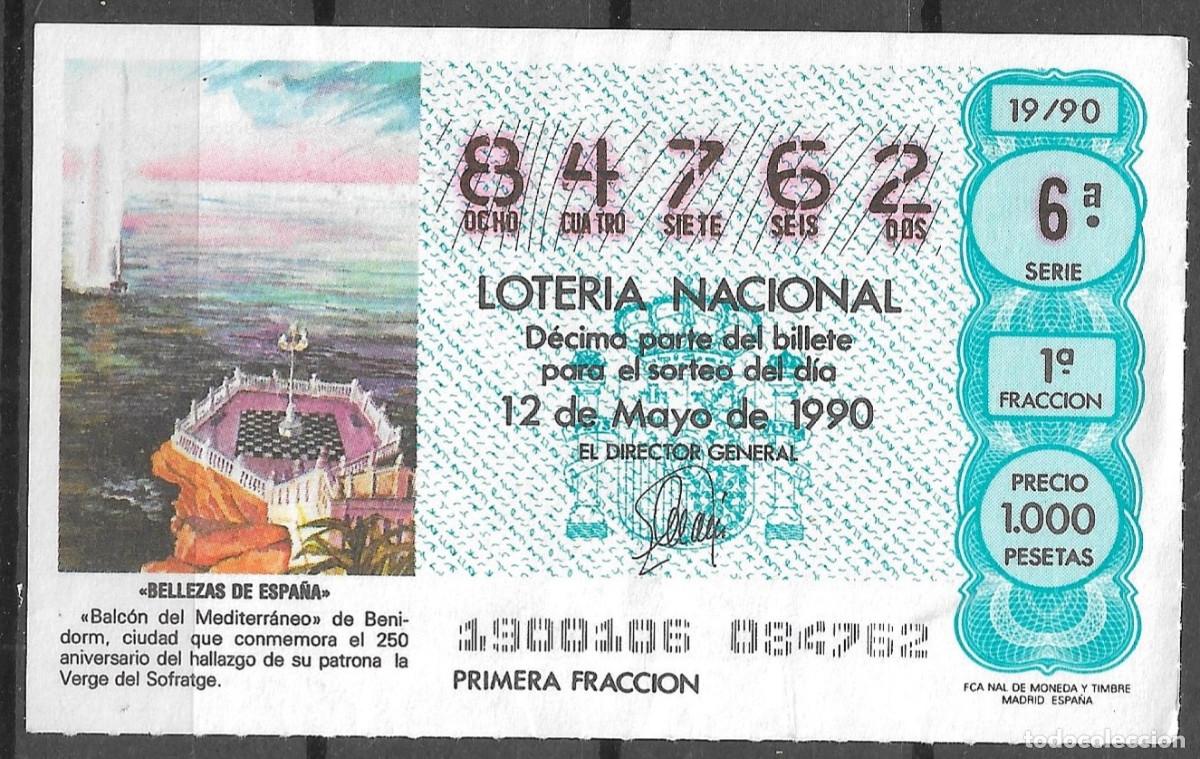 Loter&iacute;a Nacional: LOTERIA NACIONAL,12/05/1990.