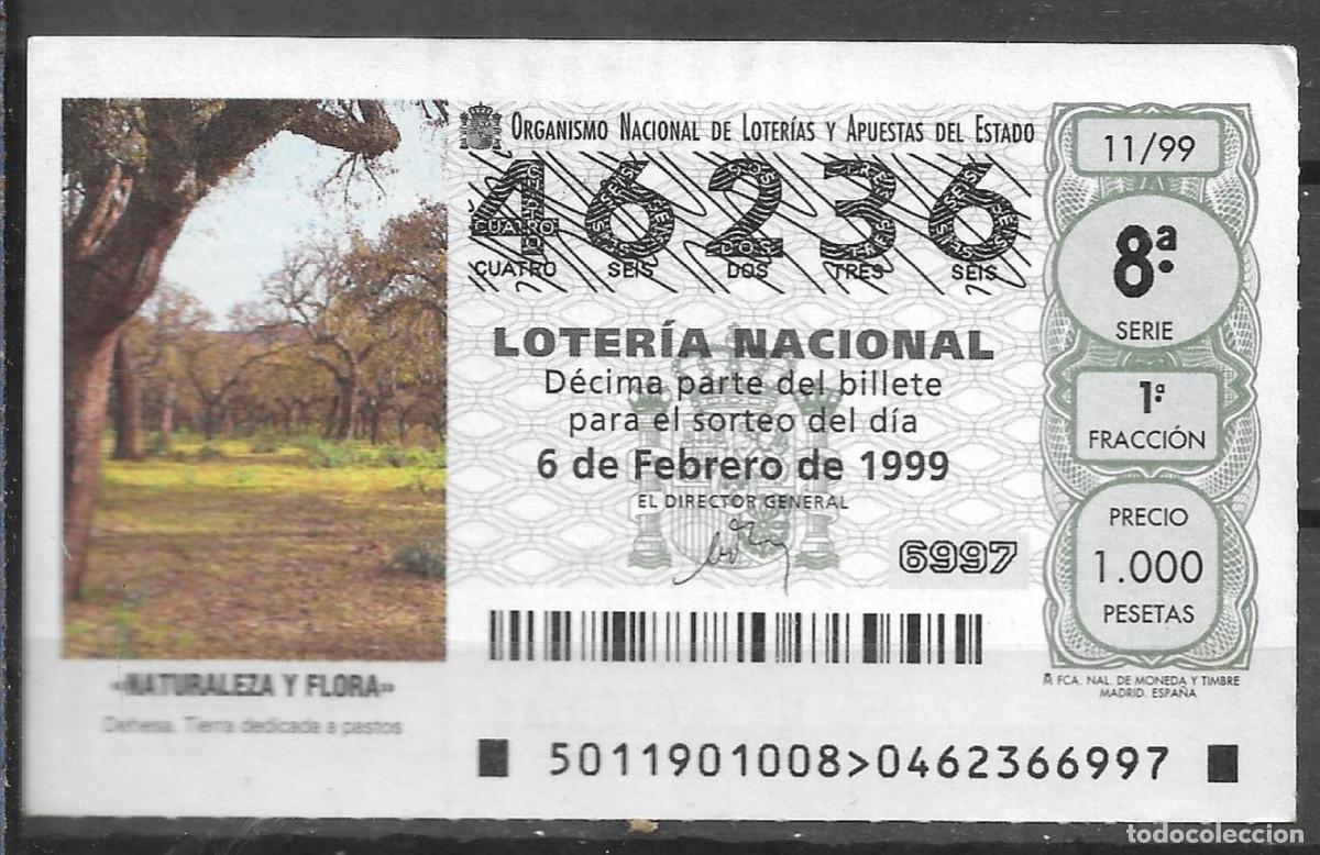 Lotteria Nationale Spagnola: LOTERIA NACIONAL,06/02/1999.