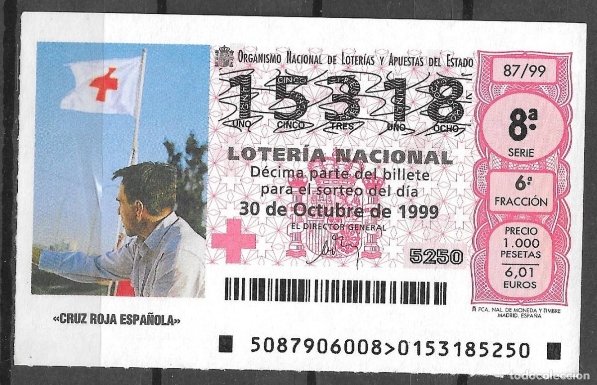 Loter&iacute;a Nacional: LOTERIA NACIONAL,30/10/1999.