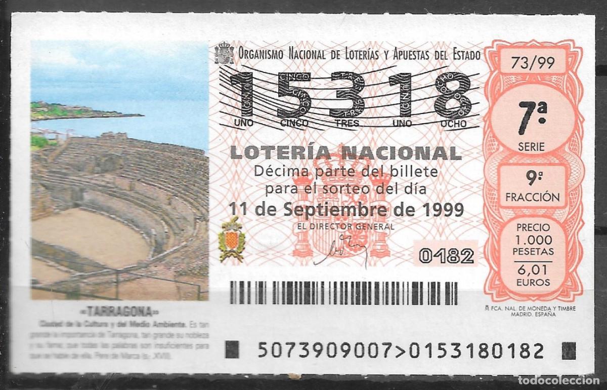 Loter&iacute;a Nacional: LOTERIA NACIONAL,11/11/1999.