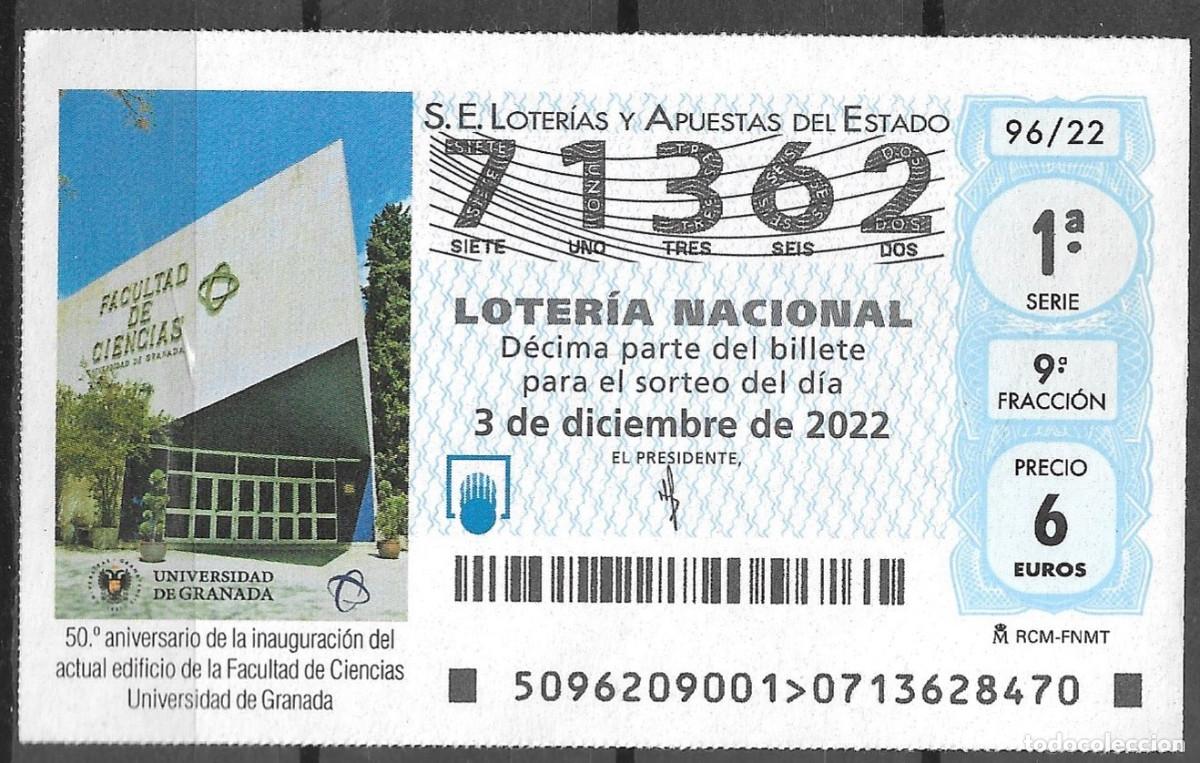 Loter&iacute;a Nacional: LOTERIA NACIONAL,03/12/2022.