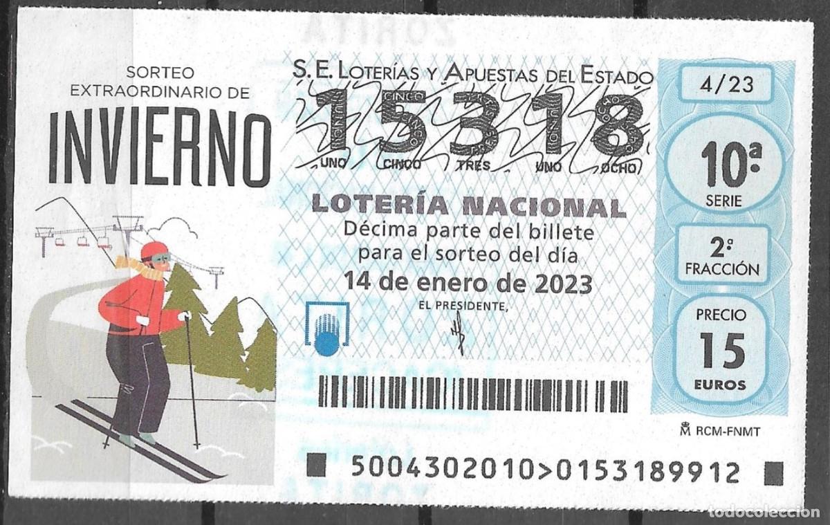 Loter&iacute;a Nacional: LOTERIA NACIONAL,14/01/2023.
