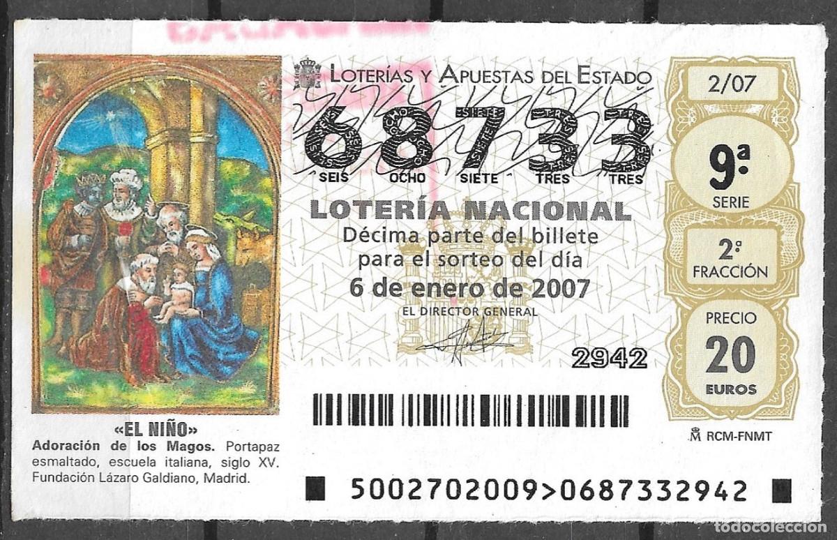 Loter&iacute;a Nacional: LOTERIA NACIONAL,06/01/2007.