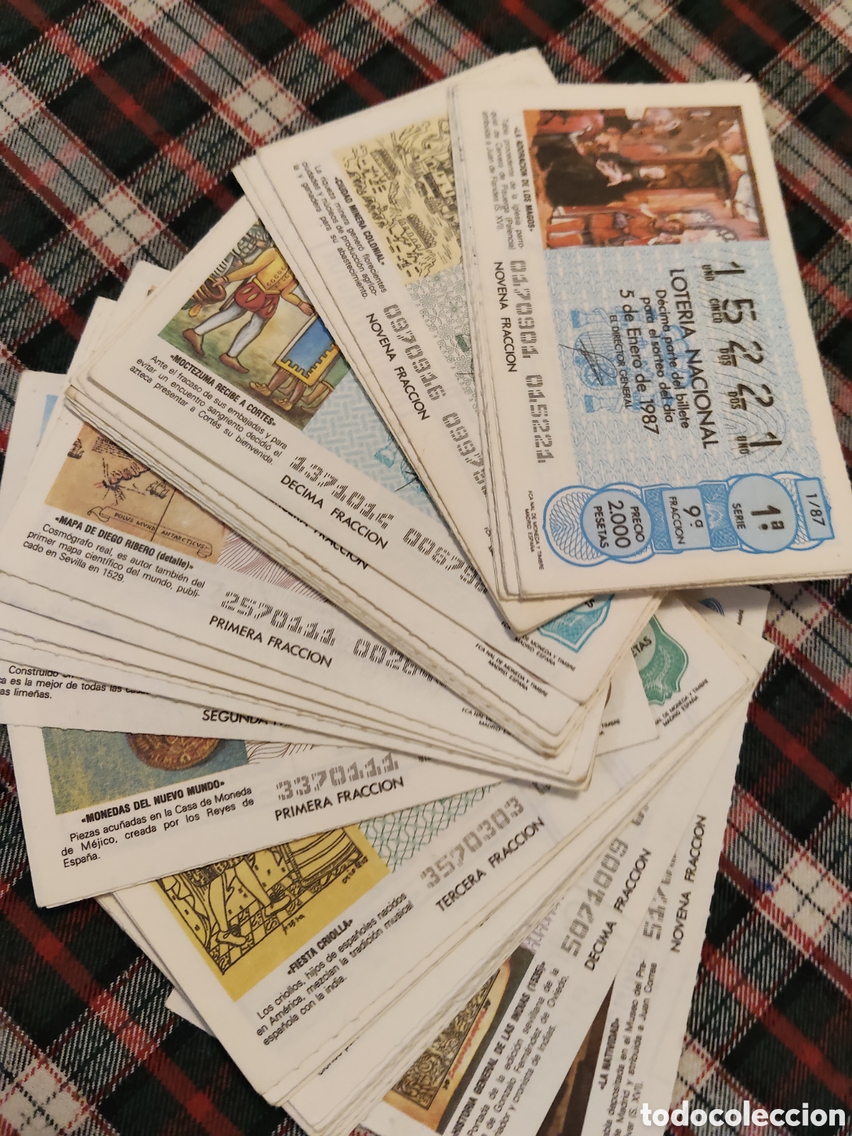 Loter&iacute;a Nacional: Gran lote de billetes de loter&iacute;a