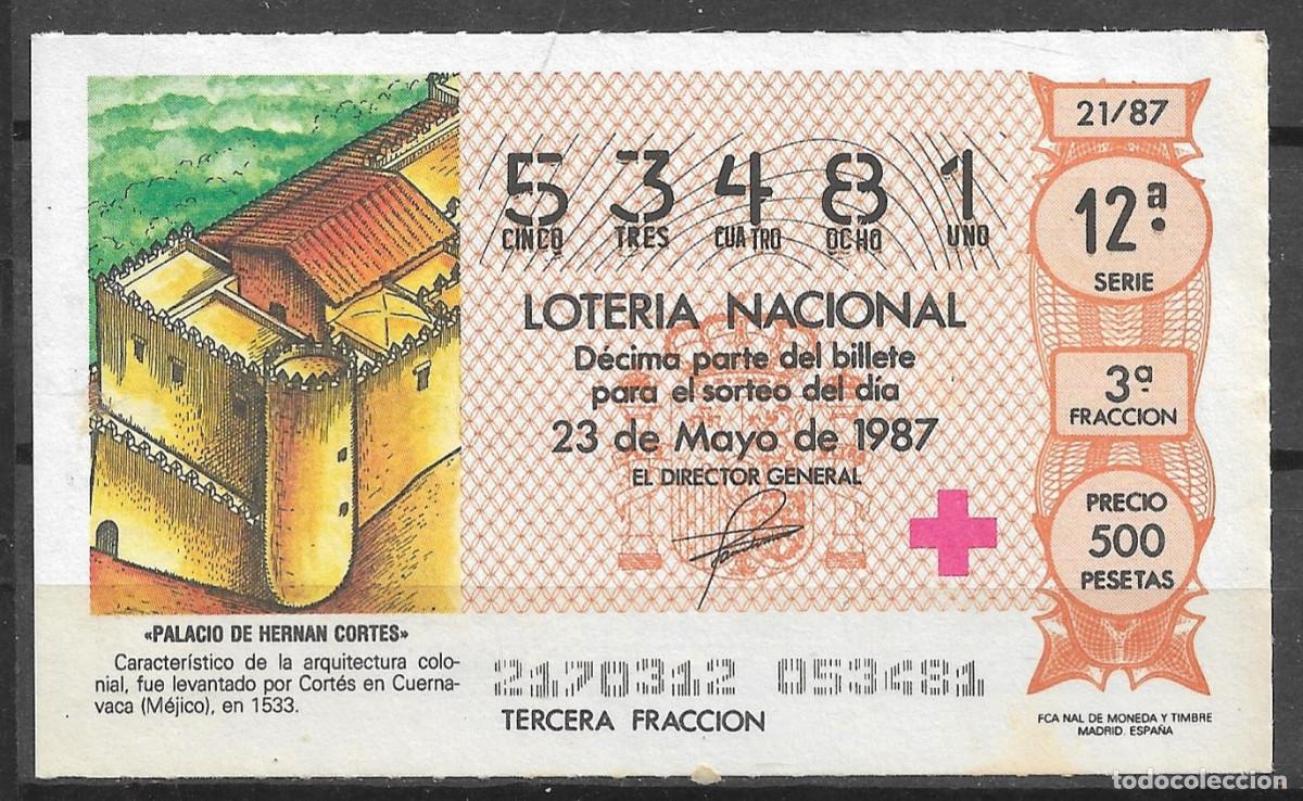 Loter&iacute;a Nacional: LOTERIA NACIONAL,23/05/1987.
