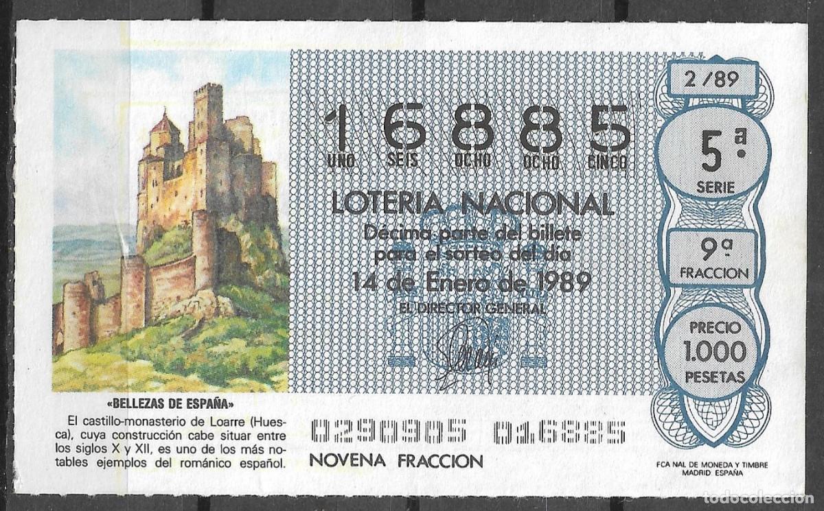Loter&iacute;a Nacional: LOTERIA NACIONAL,14/01/1989.