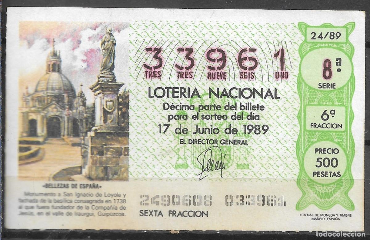 Loter&iacute;a Nacional: LOTERIA NACIONAL,17/07/1989.