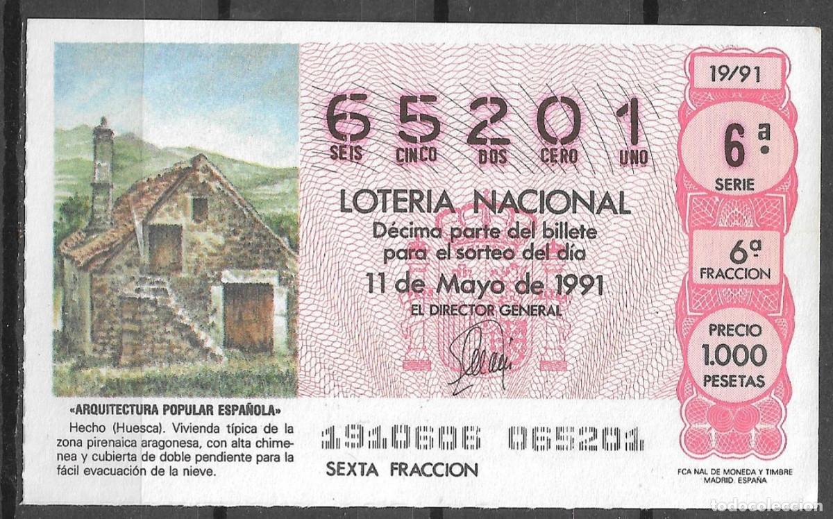 Loter&iacute;a Nacional: LOTERIA NACIONAL,11/05/1991.