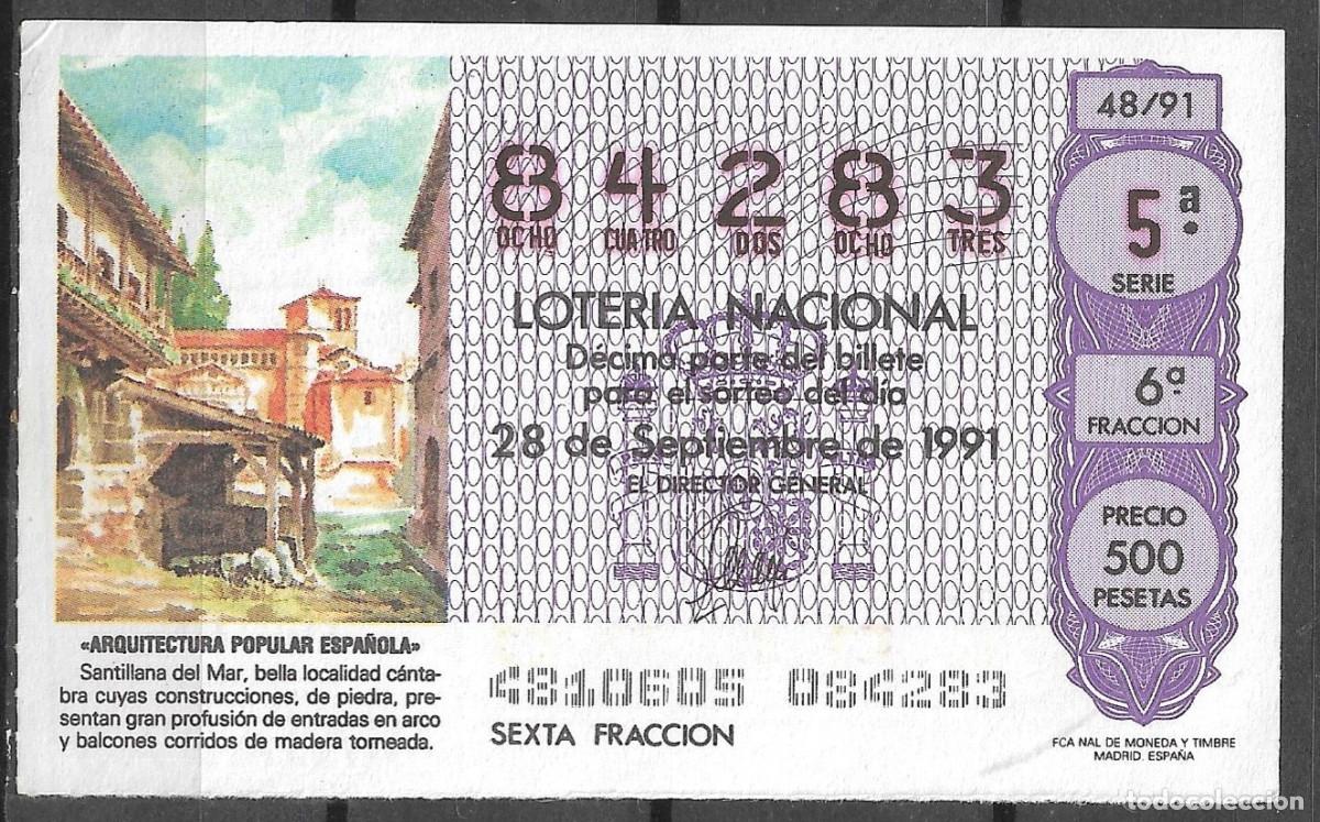 Loter&iacute;a Nacional: LOTERIA NACIONAL,28/11/1991.