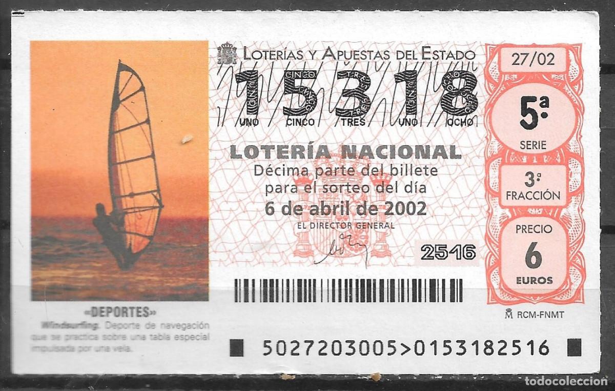 Lotaria Nacional: LOTERIA NACIONAL,06/04/2002.