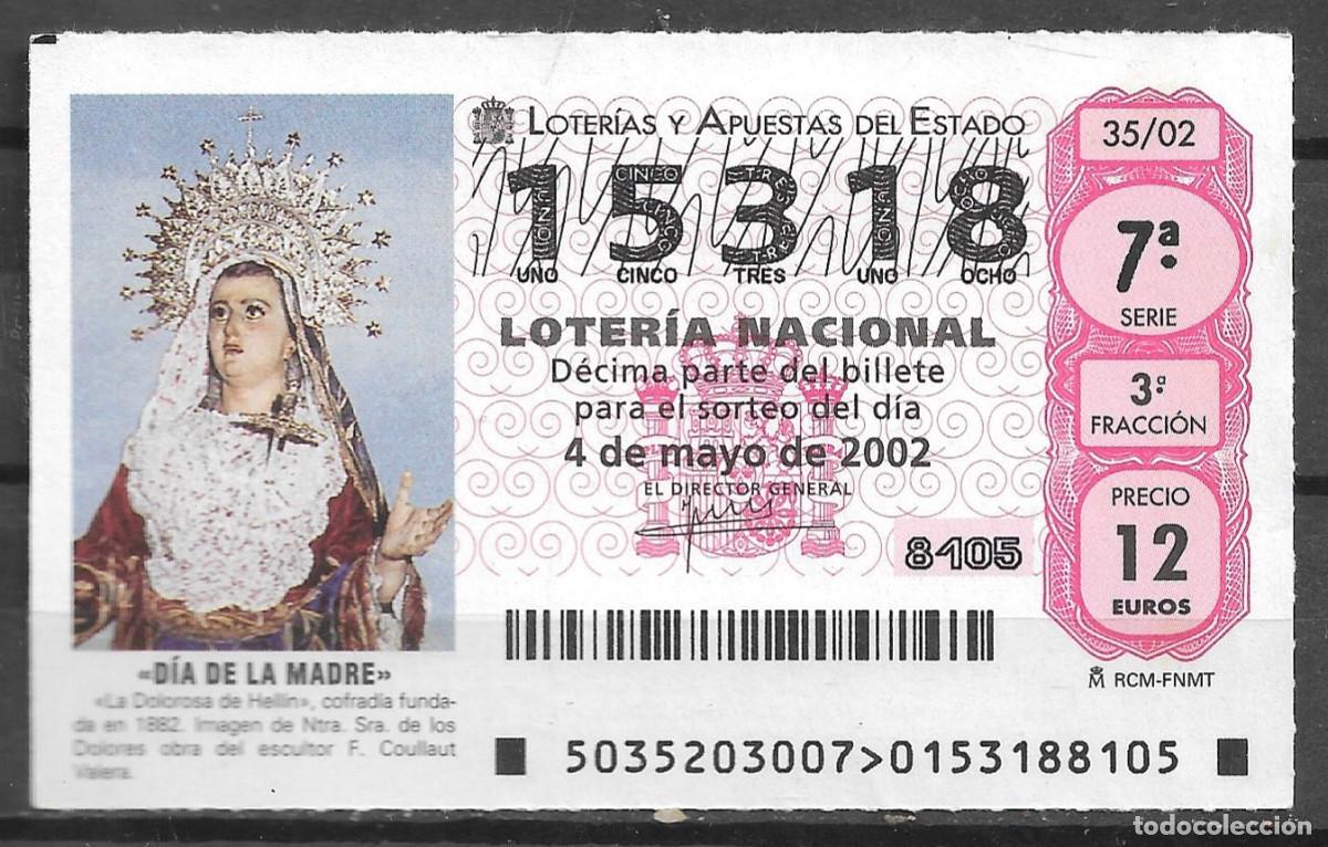 Loter&iacute;a Nacional: LOTERIA NACIONAL,04/05/2002.