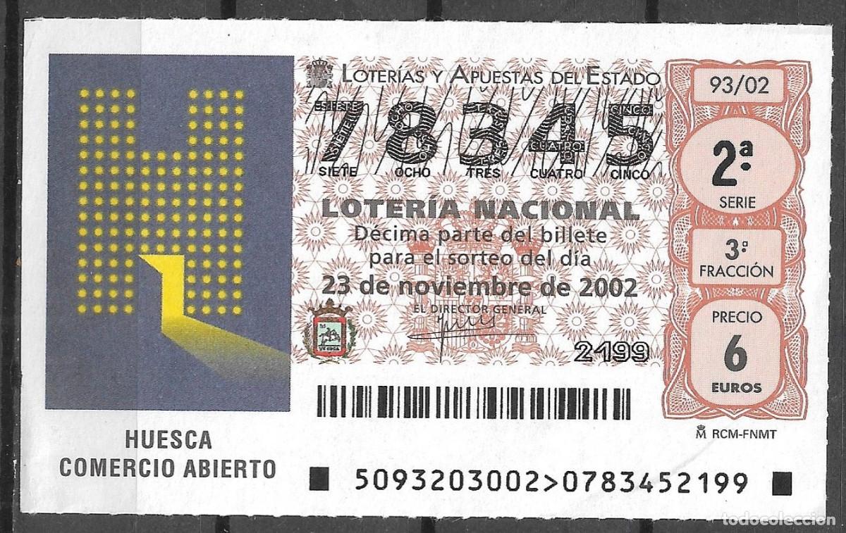 Loter&iacute;a Nacional: LOTERIA NACIONAL,23/11/2002.