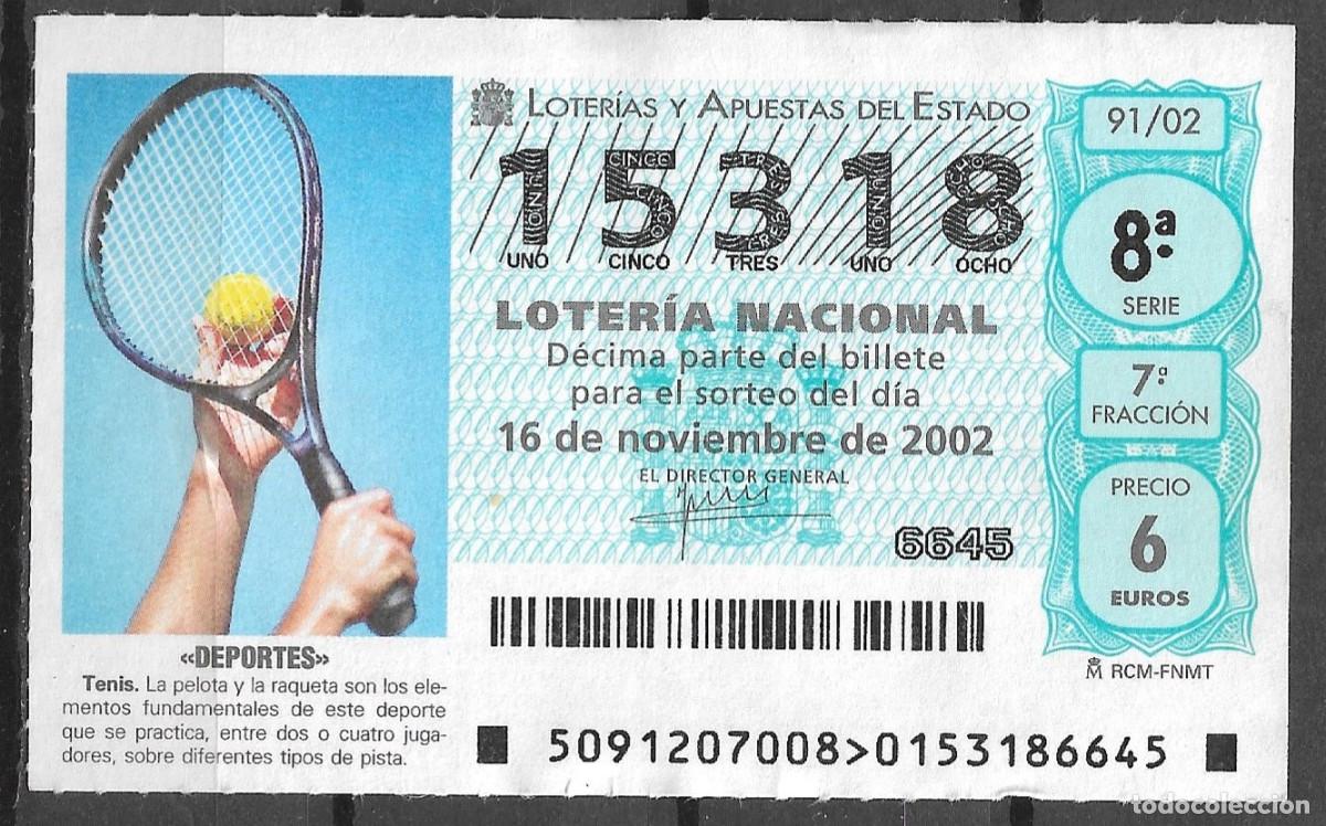 Loter&iacute;a Nacional: LOTERIA NACIONAL,16/11/2002.