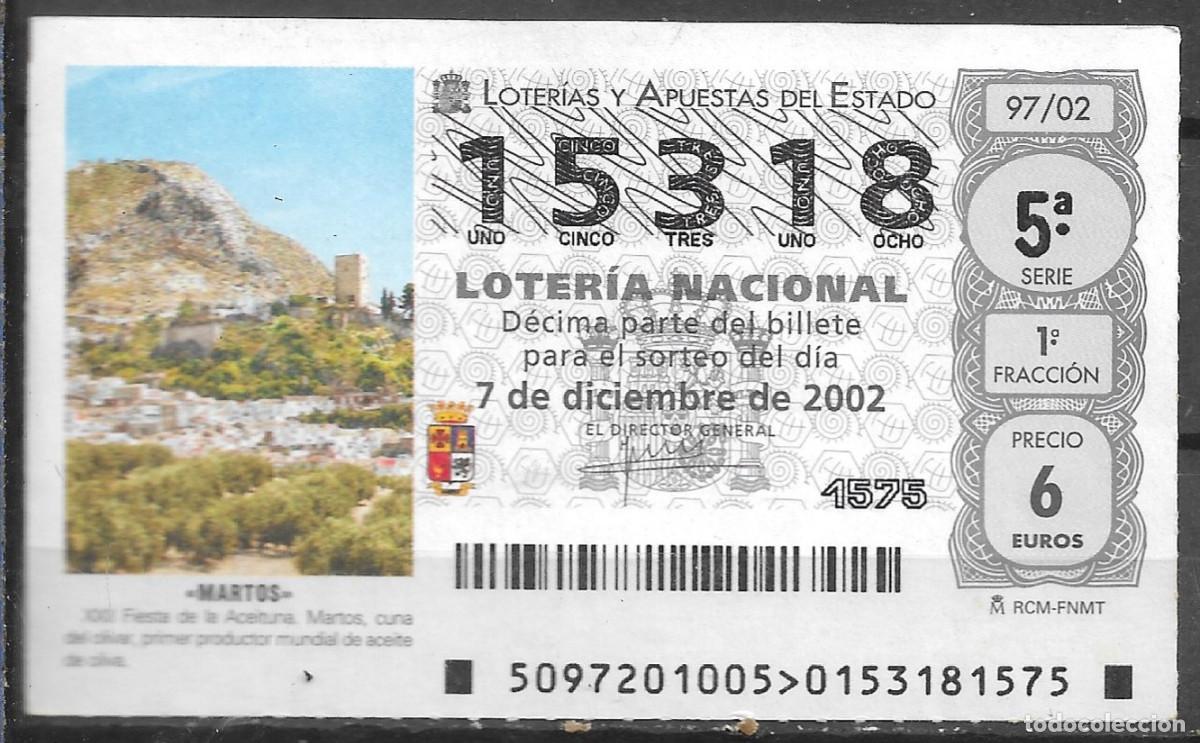 Loter&iacute;a Nacional: LOTERIA NACIONAL,07/12/2002.