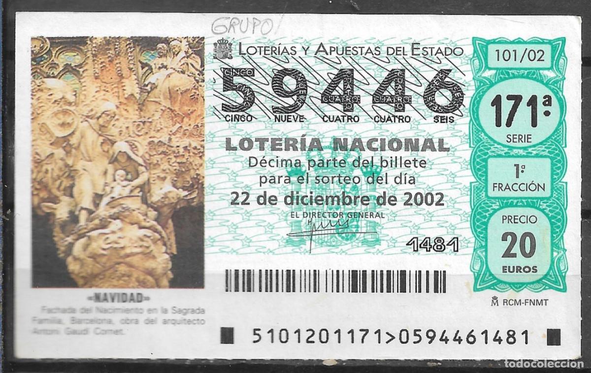 Loter&iacute;a Nacional: LOTERIA NACIONAL,23/12/2002.