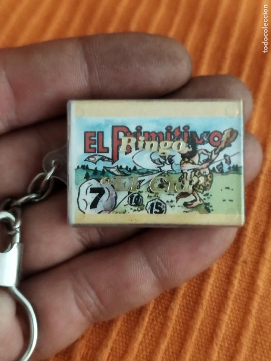 Loter&iacute;a Nacional: Llavero el primitivo, la primitiva. Loter&iacute;a, el cid. Juego de seis bolitas para la primitiva.