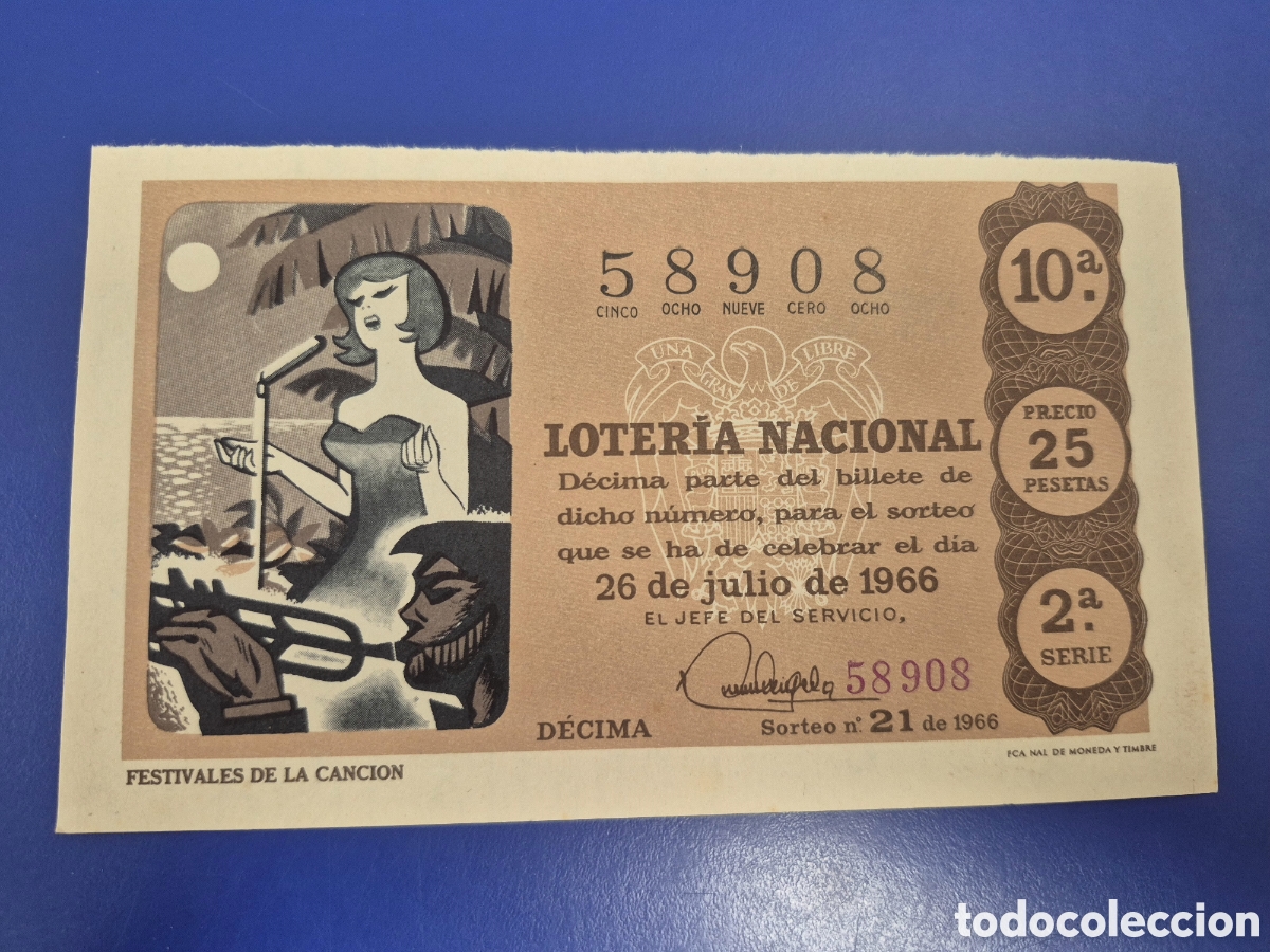 Loter&iacute;a Nacional: LOTERIA NACIONAL SORTEO 21 SERIE 2