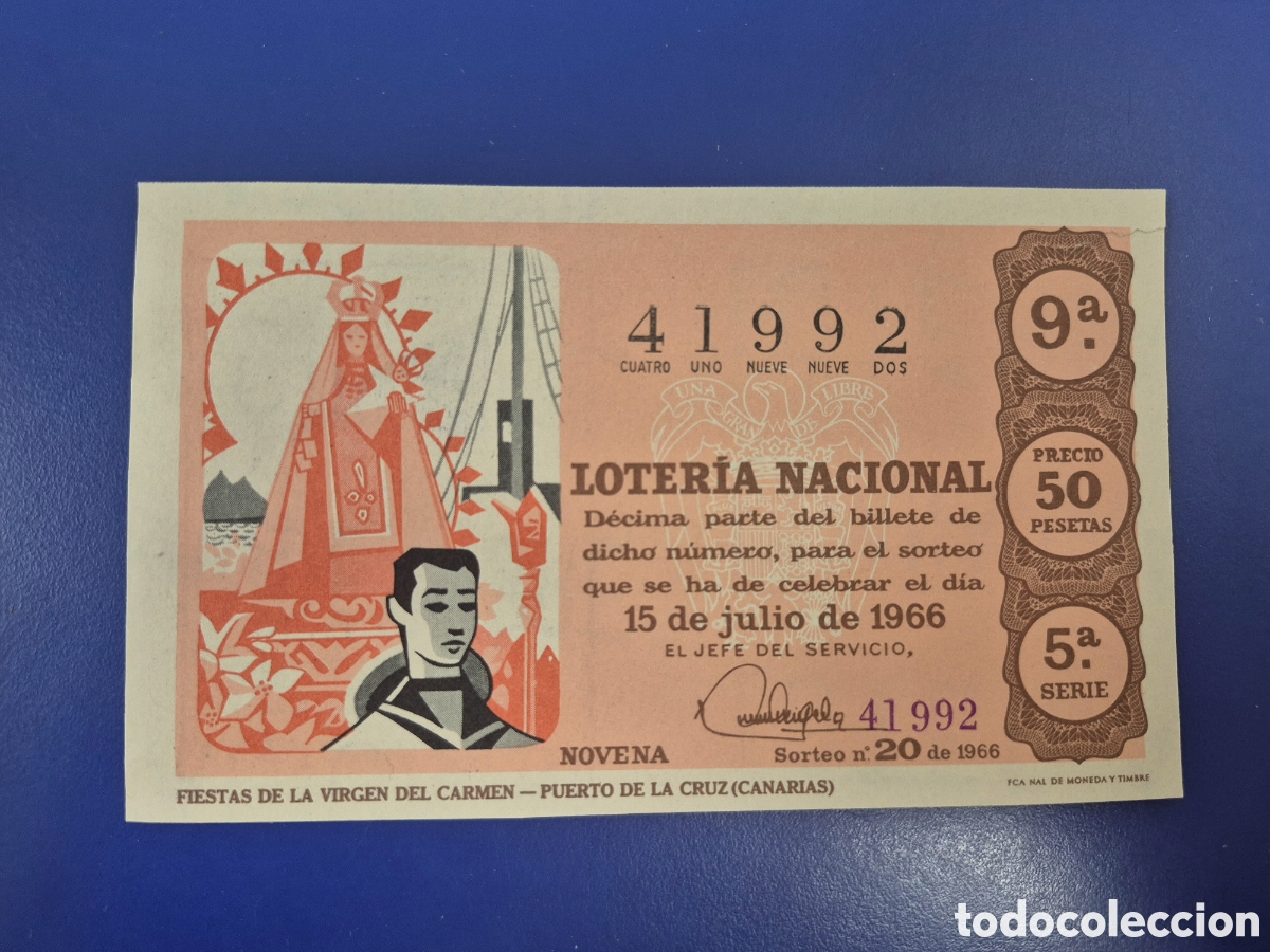 Loter&iacute;a Nacional: LOTERIA NACIONAL SORTEO 20 SERIE 5