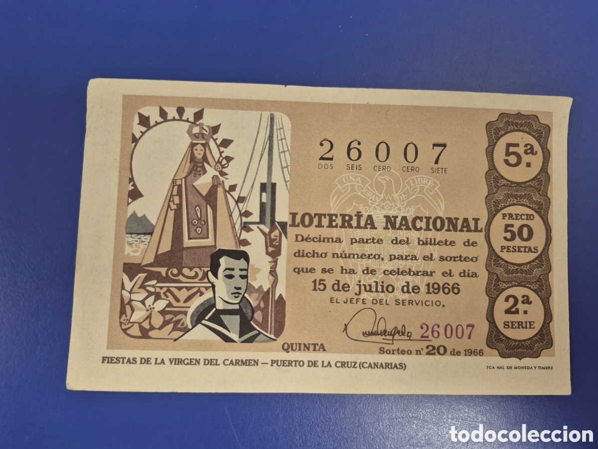 Loter&iacute;a Nacional: LOTERIA NACIONAL SORTEO 20 SERIE 2
