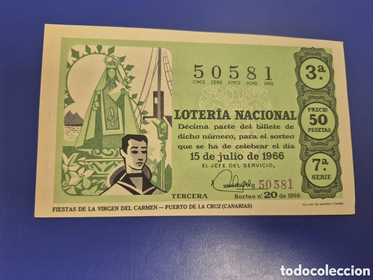 Loter&iacute;a Nacional: LOTERIA NACIONAL SORTEO 20 SERIE 7