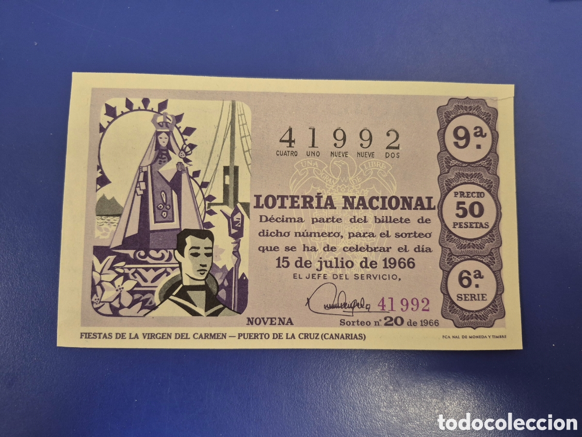 Loter&iacute;a Nacional: LOTERIA NACIONAL SORTEO 20 SERIE 6