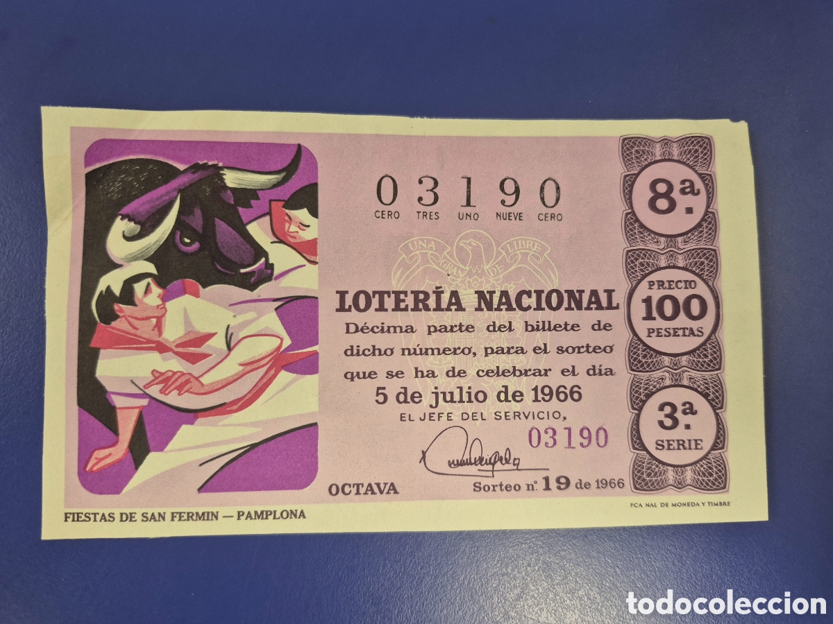 Loter&iacute;a Nacional: LOTERIA NACIONAL SORTEO 19 SERIE 3