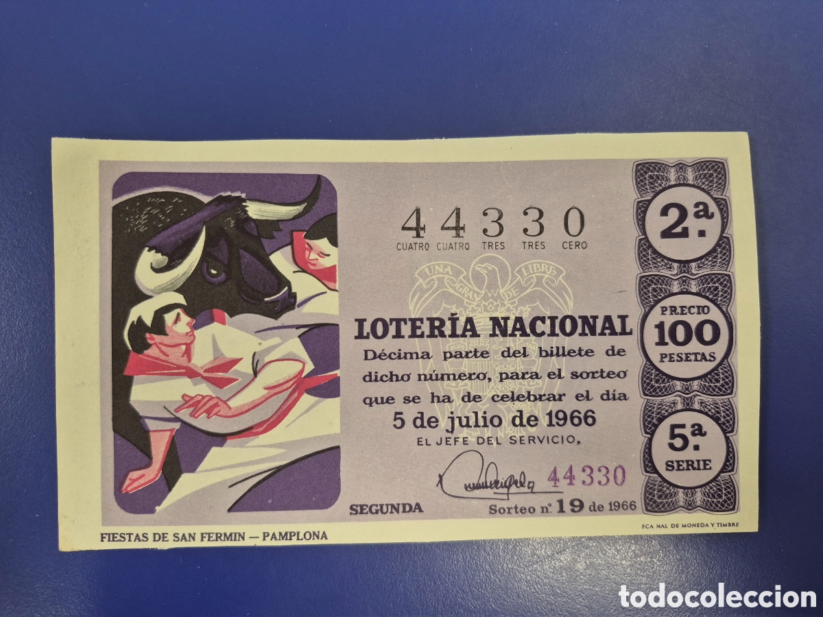 Loter&iacute;a Nacional: LOTERIA NACIONAL SORTEO 19 SERIE 5