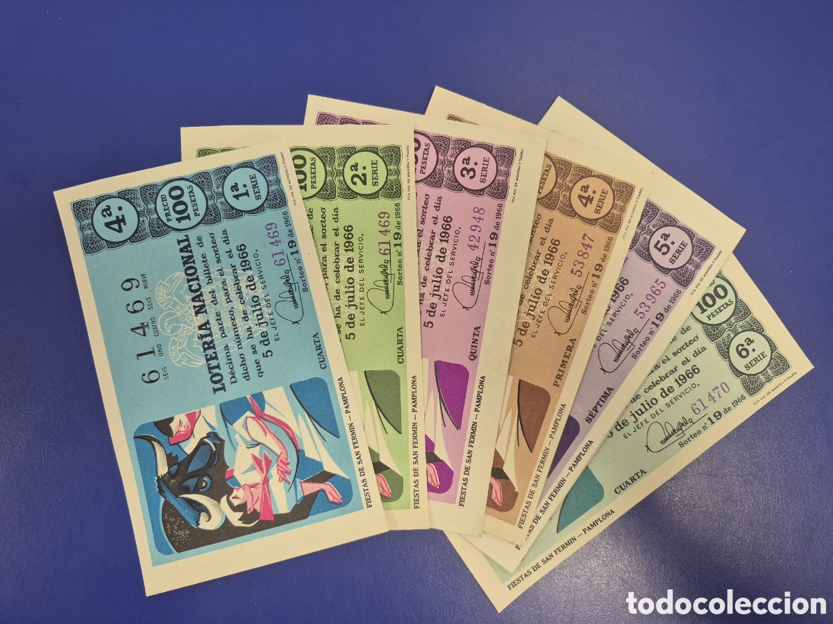 Loter&iacute;a Nacional: LOTERIA NACIONAL SORTEO 19 SERIE COMPLETA