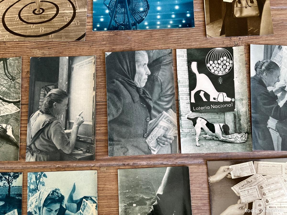 Loter&iacute;a Nacional: LOTE DE 12 ANTIGUAS POSTALES DE LA LOTER&Iacute;A NACIONAL
