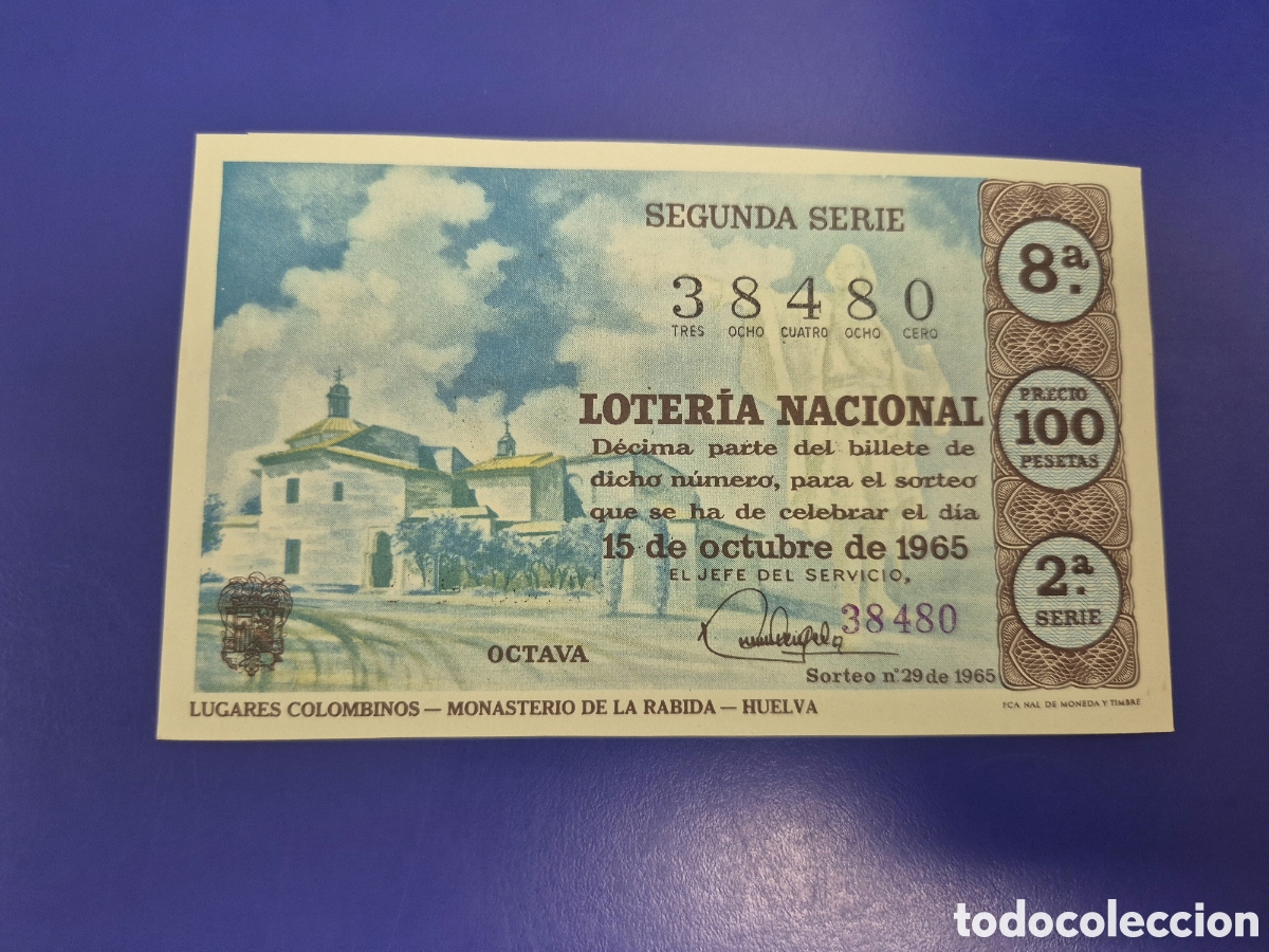 Loter&iacute;a Nacional: LOTERIA NACIONAL SORTEO 29 DE 1966 SERIE 2