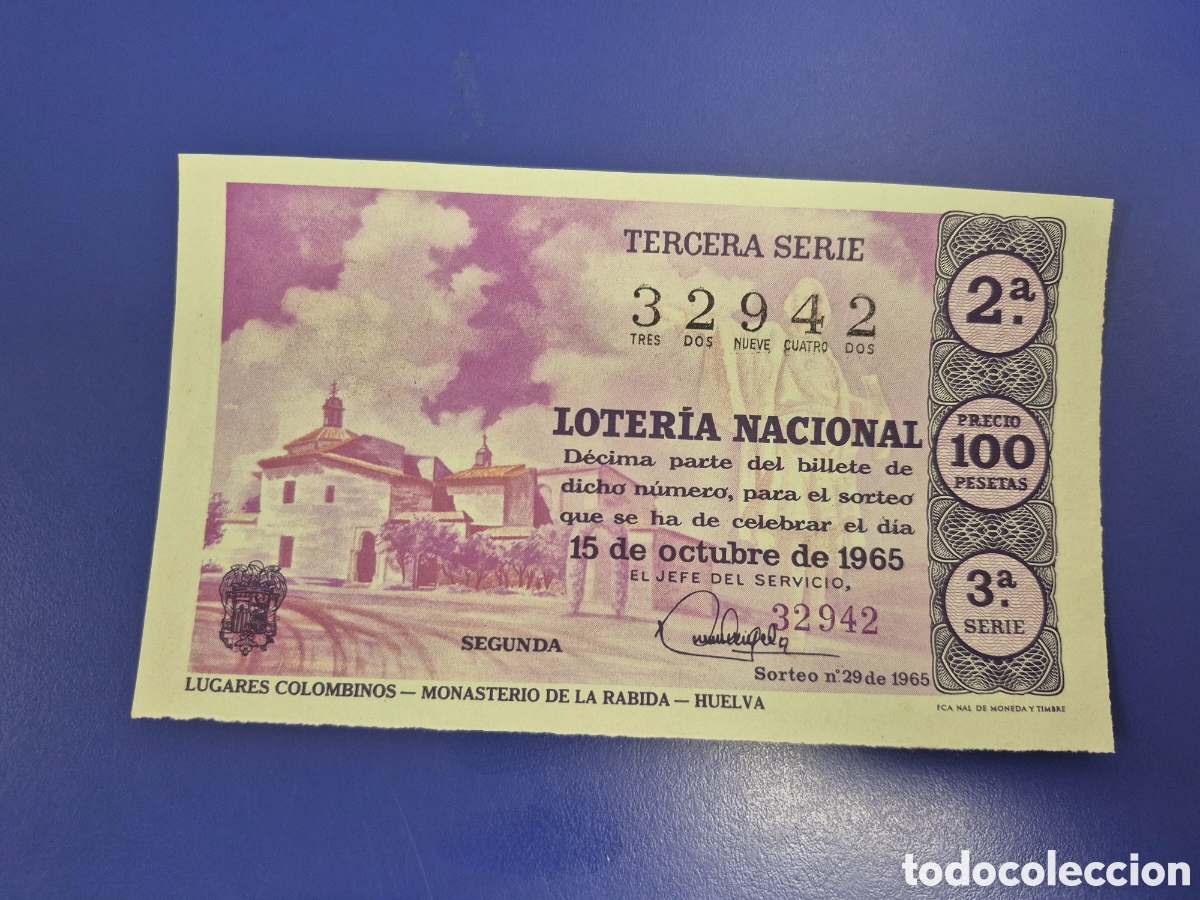 Loter&iacute;a Nacional: LOTERIA NACIONAL SORTEO 29 DE 1966 SERIE 3