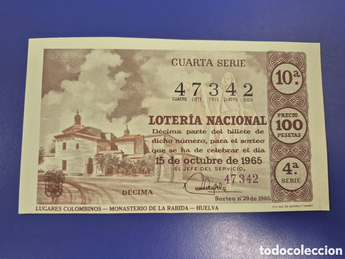 Loter&iacute;a Nacional: LOTERIA NACIONAL SORTEO 29 DE 1966 SERIE
