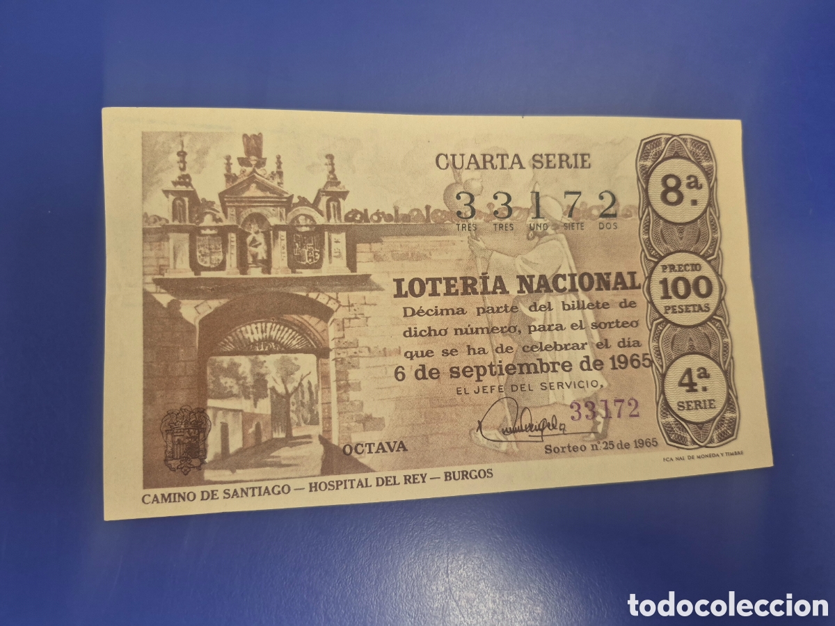 Loter&iacute;a Nacional: LOTERIA NACIONAL SORTEO 25 DE 1966 SERIE