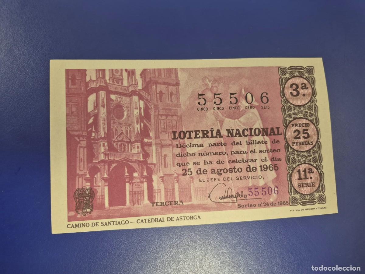 Loter&iacute;a Nacional: LOTERIA NACIONAL SORTEO 24 DE 1965 SERIE 11