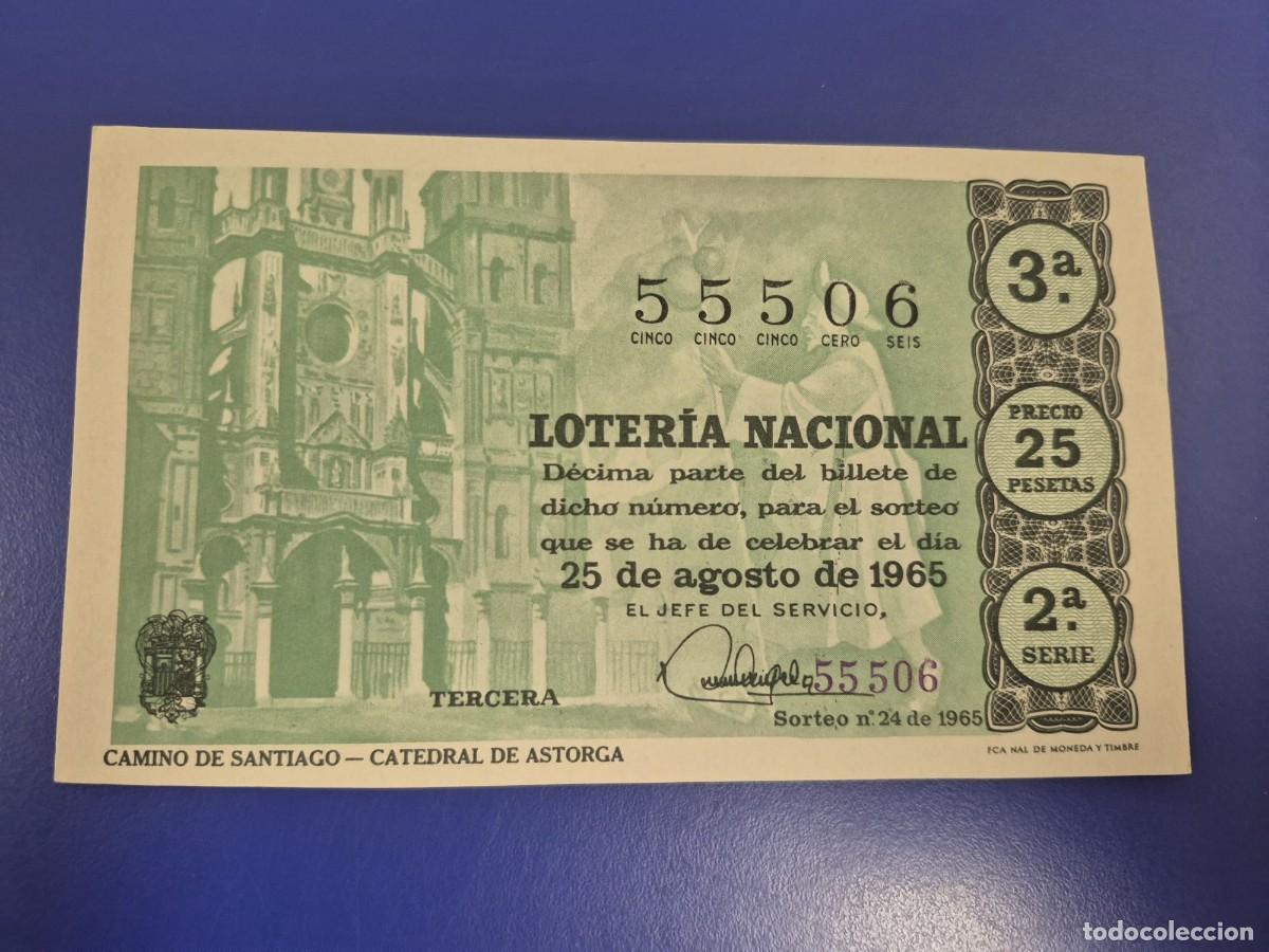Loter&iacute;a Nacional: LOTERIA NACIONAL SORTEO 24 DE 1965 SERIE 2