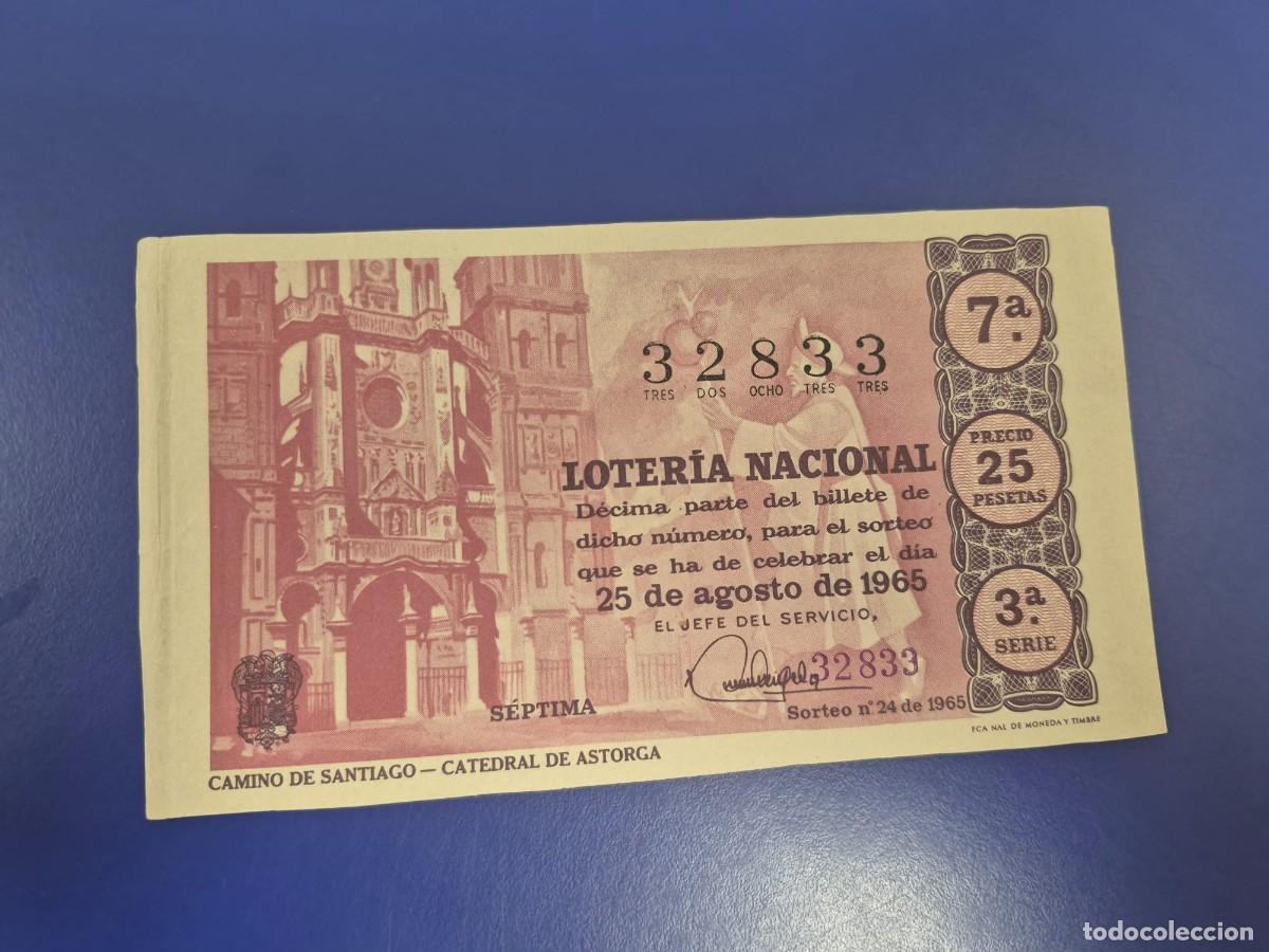 Loter&iacute;a Nacional: LOTERIA NACIONAL SORTEO 24 DE 1965 SERIE 3