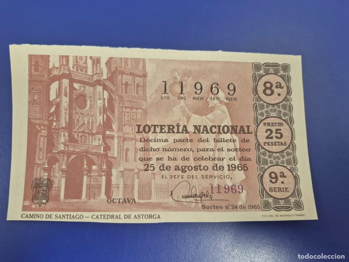 Loter&iacute;a Nacional: LOTERIA NACIONAL SORTEO 24 DE 1965 SERIE 9