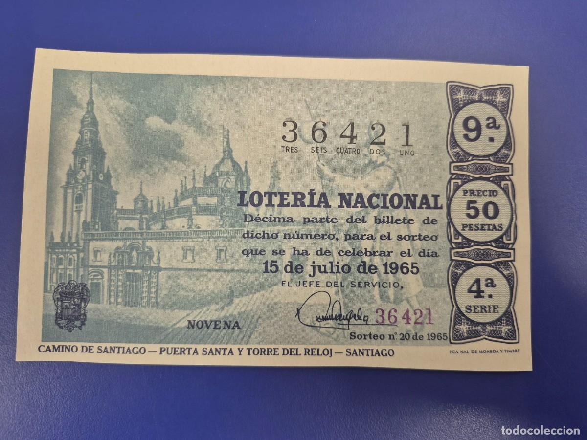 Loter&iacute;a Nacional: LOTERIA NACIONAL SORTEO 22 DE 1965 SERIE 4
