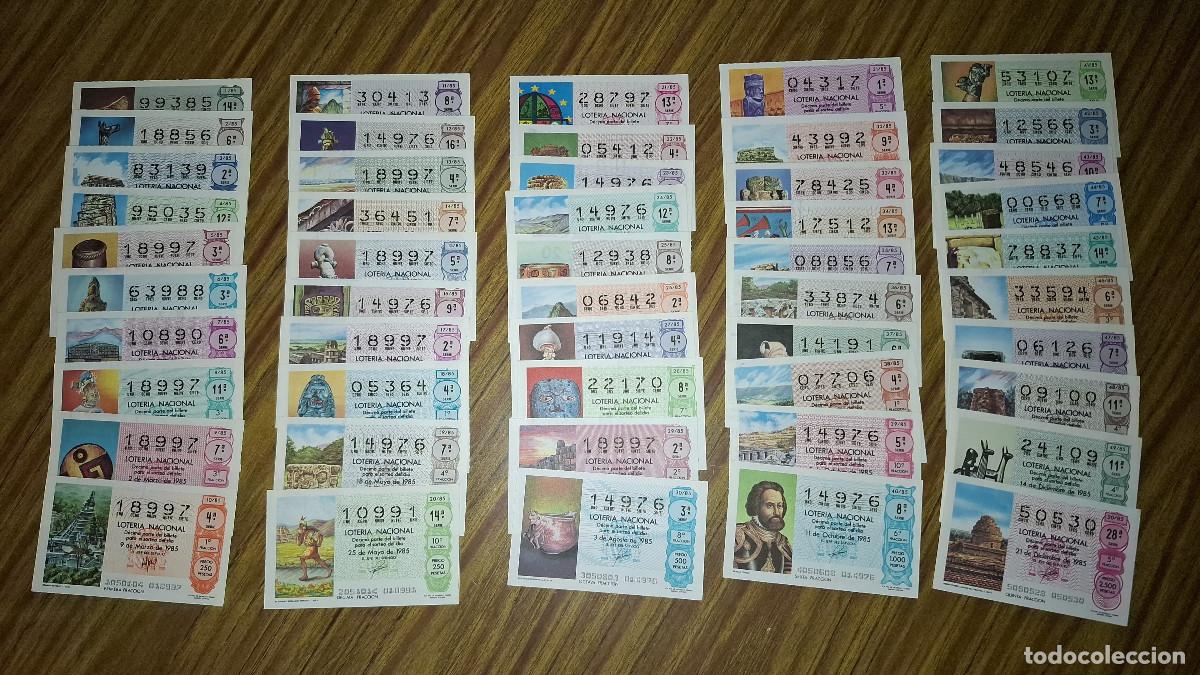 Loter&iacute;a Nacional: Loter&iacute;a nacional a&ntilde;o 1985 completo
